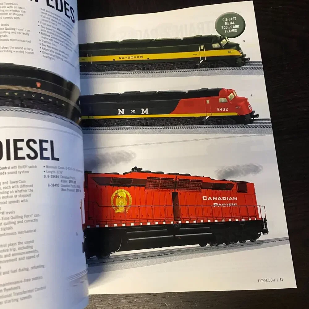 LIONEL VOLUME 2 CATALOG 2012, MODEL TRAINS, O GAUGE, O-27